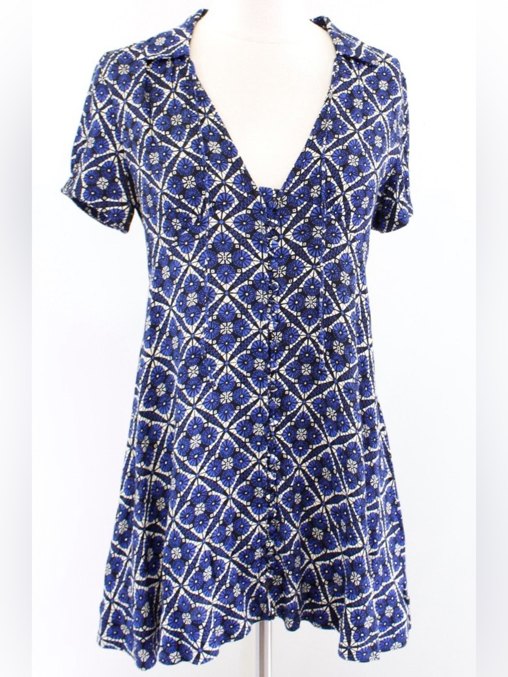 Free People Melody Printed Mini Dress Size 4
